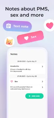 Menstrual cycle tracker - Days android App screenshot 1